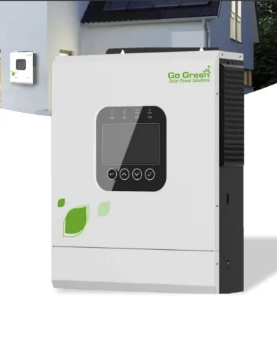محول ومنظم هايبرد (Go Green) بقدرة (5KW) - نظام (24V) - محولات خارج شبكة الكهرباء اوف جريد - توريد وتركيب محطات ومنظومات الطاقة الشمسية بالسعودية | متجر EMG
