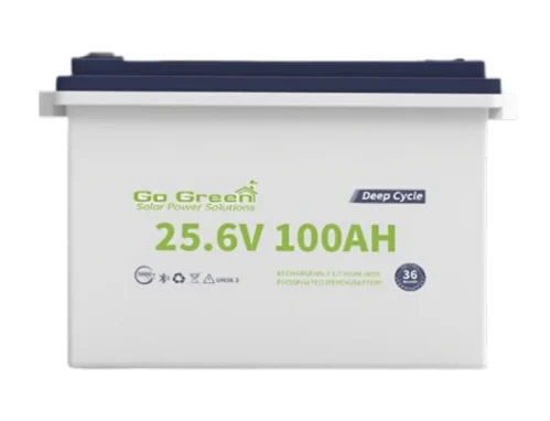 بطارية ليثيوم طاقة شمسية متطورة Go Green) – 25.6V / 100Ah) - البطاريات الليثيوم - توريد وتركيب محطات ومنظومات الطاقة الشمسية بالسعودية | متجر EMG
