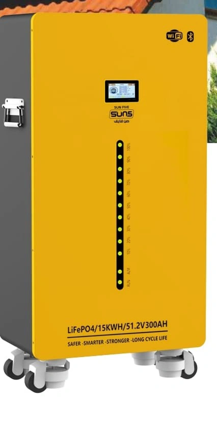بطارية SUN FIVE LiFePO4 15kWh – 51.2V 300Ah - البطاريات الليثيوم - توريد وتركيب محطات ومنظومات الطاقة الشمسية بالسعودية | متجر EMG