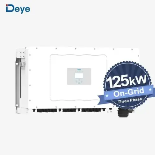 انفرتر دايا 125 كيلو واط طاقة شمسية موديل SUN-125K-G01P3-EU-AM8 (ثلاثي الطور) - محولات خارج شبكة الكهرباء اوف جريد - توريد وتركيب محطات ومنظومات الطاقة الشمسية بالسعودية | متجر EMG